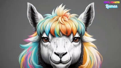 Llama Fiesta A Colorful Artistic Spectacle  #lama