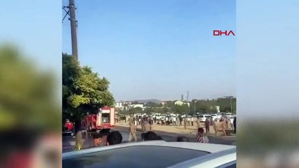 Batman'da çatı katında çıkan yangın TOMA ile söndürüldü