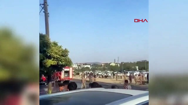 Batman'da çatı katında çıkan yangın TOMA ile söndürüldü