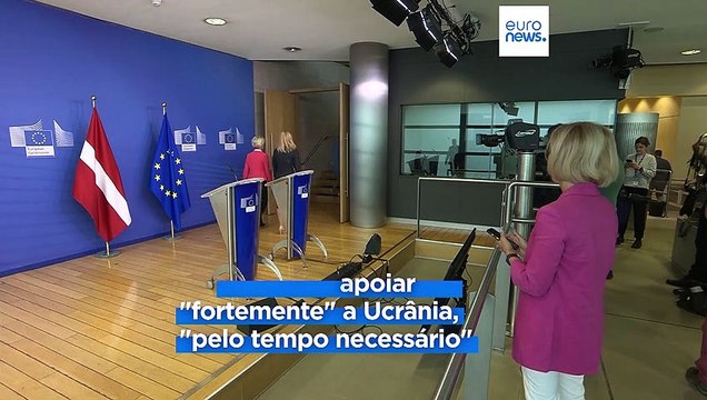 Temos de acolher a Ucrânia na NATO , afirma a nova primeira-ministra letã na sua primeira visita a Bruxelas