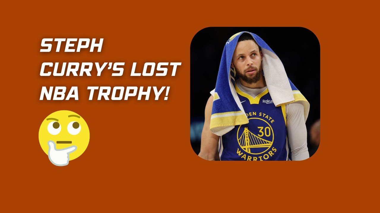 Steph Curry lost his NBA trophy and then this happened