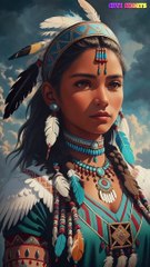 Graceful Appearance: Portrait of a North American Maiden