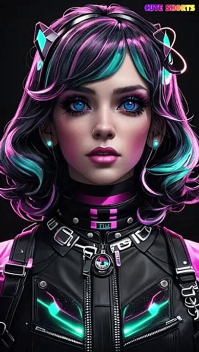 glamcore girl, in the style of beeple, hyper-realistic, high dynamic ...