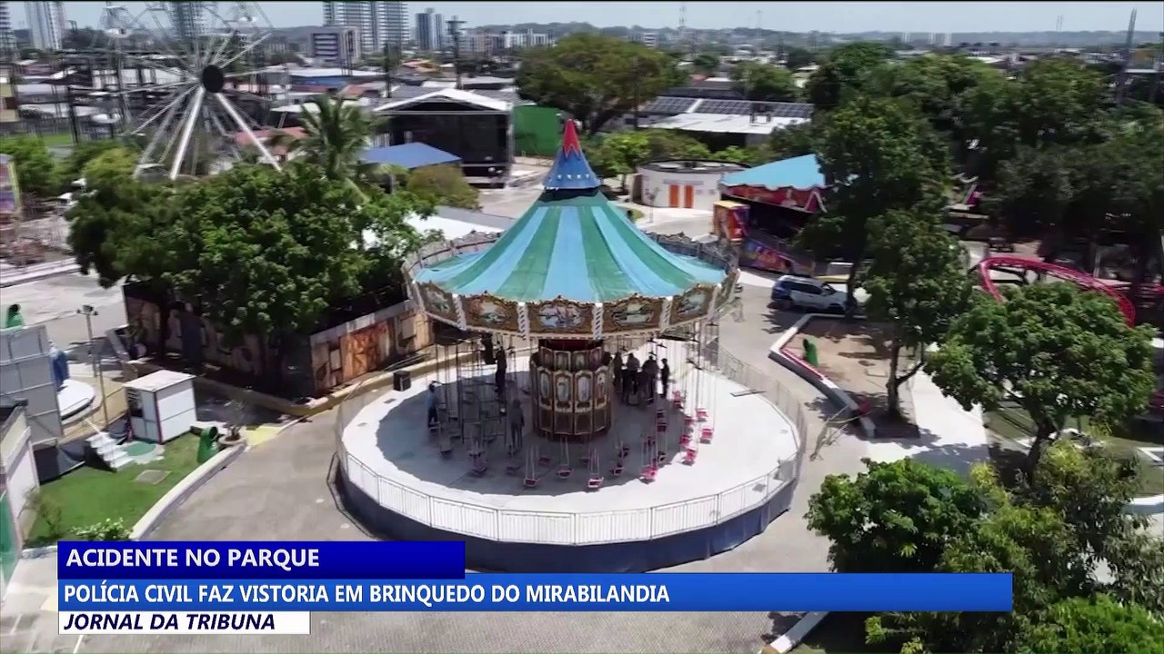 Polícia Civil faz vistoria em brinquedo do Mirabilândia