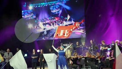 9 ליולי 2023:יורגן בולר, נשיא השגרירות הנוצרית בירושלים, מסביר מה היעד של השגרירות בחגיגות שלהם