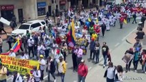 Manifestazione a Bogot? in sostegno del governo colombiano