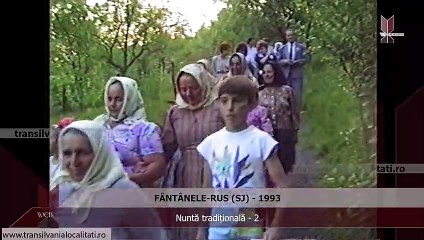 FÂNTÂNELE-RUS-SJ (1993) - Nuntă tradițională - 2