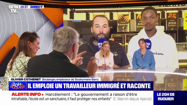 On est dans l'espoir d'une régularisation : Olivier Cothenet, boulanger à Rennes, souhaite médiatiser le cas de Souleymane Barry, son employé dont la demande de régularisation a été refusée