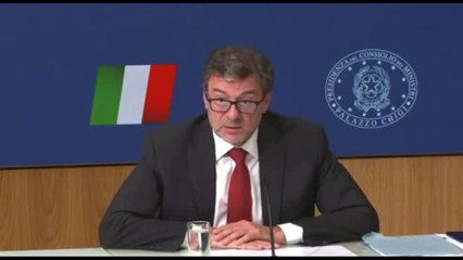 Download Video: Nadef, Giorgetti: fatte le cose giuste con grande responsabiltà