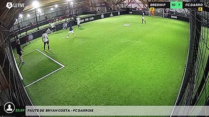 Faute de  Bryan Costa - FC DARROIS