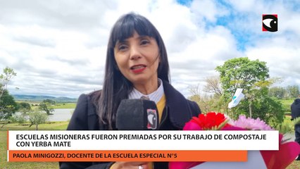 Escuelas Misioneras fueron premiadas por su trabajo de compostaje con yerba mate