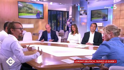 Lorànt Deutsch dans l'émission "C à Vous", sur France 5.