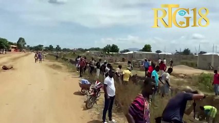 Rivyè Masak.- Ansanm travay ki deja reyalize nan kad konstwiksyon kanal irigasyon an.