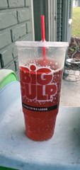 Mtn Dew Code Red Big Gulp Double Extra Large - Slide Test