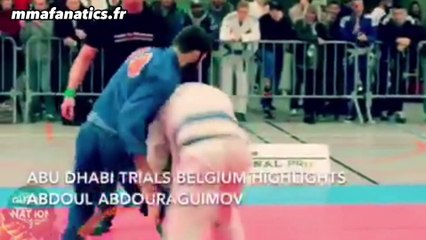 Abdoul Abdouraguimov ceinture bleue à Abu Dhabi (highlights)