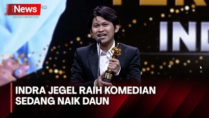 Indra Jegel Menang Komedian Sedang Naik Daun Terpilih dan Terfavorit, Akui Merasa Terbebani