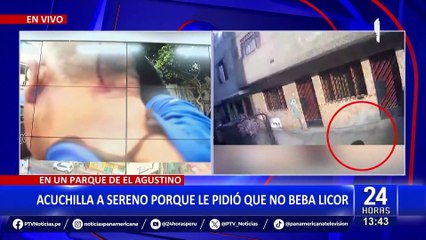 Le pidió que deje de tomar licor en la calle: iracundo sujeto acuchilla a sereno de El Agustino