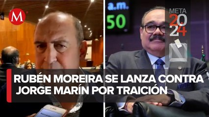 Rubén Moreira califica de traición la renuncia de Ramírez Marín al PRI