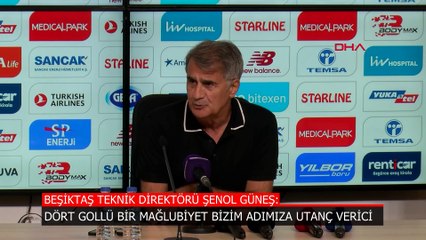 Şenol Güneş'ten öz eleştiri: Utanç verici!