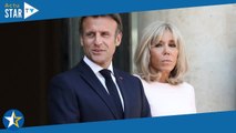 Emmanuel Macron rigole au sujet de son couple avec Brigitte face à des journalistes