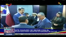 Pdte. Nicolás Maduro se reúne con el ministro de Estado para Asuntos Exteriores de Qatar