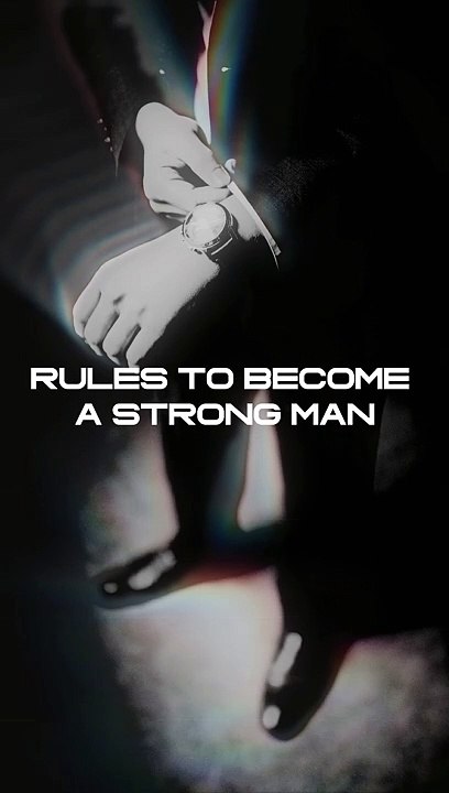 Rules to become a strong man