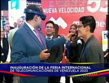 Presidente Nicolás Maduro inaugura la Primera Feria Internacional de Telecomunicaciones de Venezuela