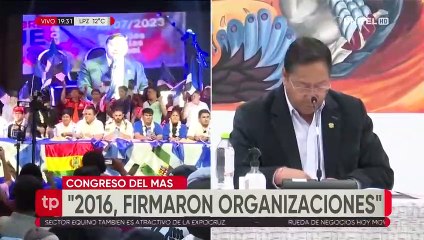 Cruce verbal de Evo y Arce calienta la previa del congreso del MAS en Lauca Ñ
