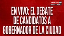 El debate de candidatos a jefe de gobierno de la ciudad