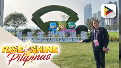 Olympic gold medalist Hidilyn Diaz, nasa China na para sa 19th Asian Games