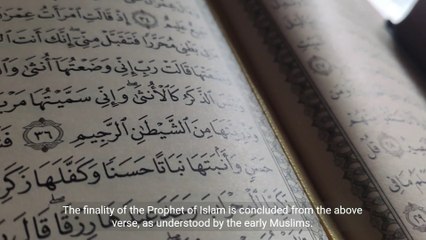 Understanding the Finality of Prophethood