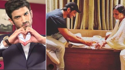 Sushant Singh Rajput को Mukesh Chhabra की मां के साथ आलू परांठे खाते देख Emotional हुए Fans