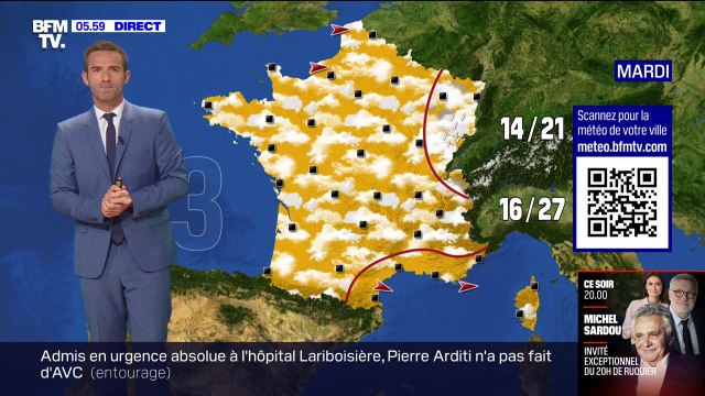 Des températures toujours élevées, du soleil au Sud et quelques nuages sur le Nord-Ouest ce jeudi