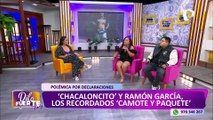 Chacaloncito sobre revelaciones de Ramón García: “Mi padre toda la vida nos inculco el arte”