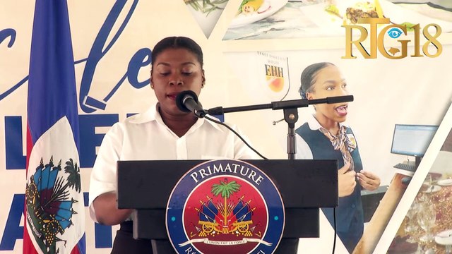 Premye minis Ariel Henry inogire nouvo lokal lekòl otelyè Dayiti nan okazyon jounen mondyal touris.