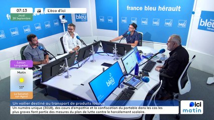 Frédéric Dijol, créateur d'Eol-Lien, du transport de produits locaux à la voile.