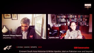 Ayesha Jalal, Mary Richardson professor of history at Tufts University’s Fletcher School of Law and Diplomacy, speaks with Mayank Chhaya on Pakistan and its foundational weaknesses | SAM Conversation