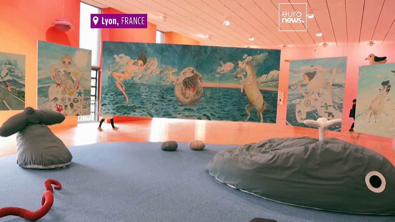 Aya Takano's Fukushima-inspired art sends message of healing and hope in Lyon exhibition