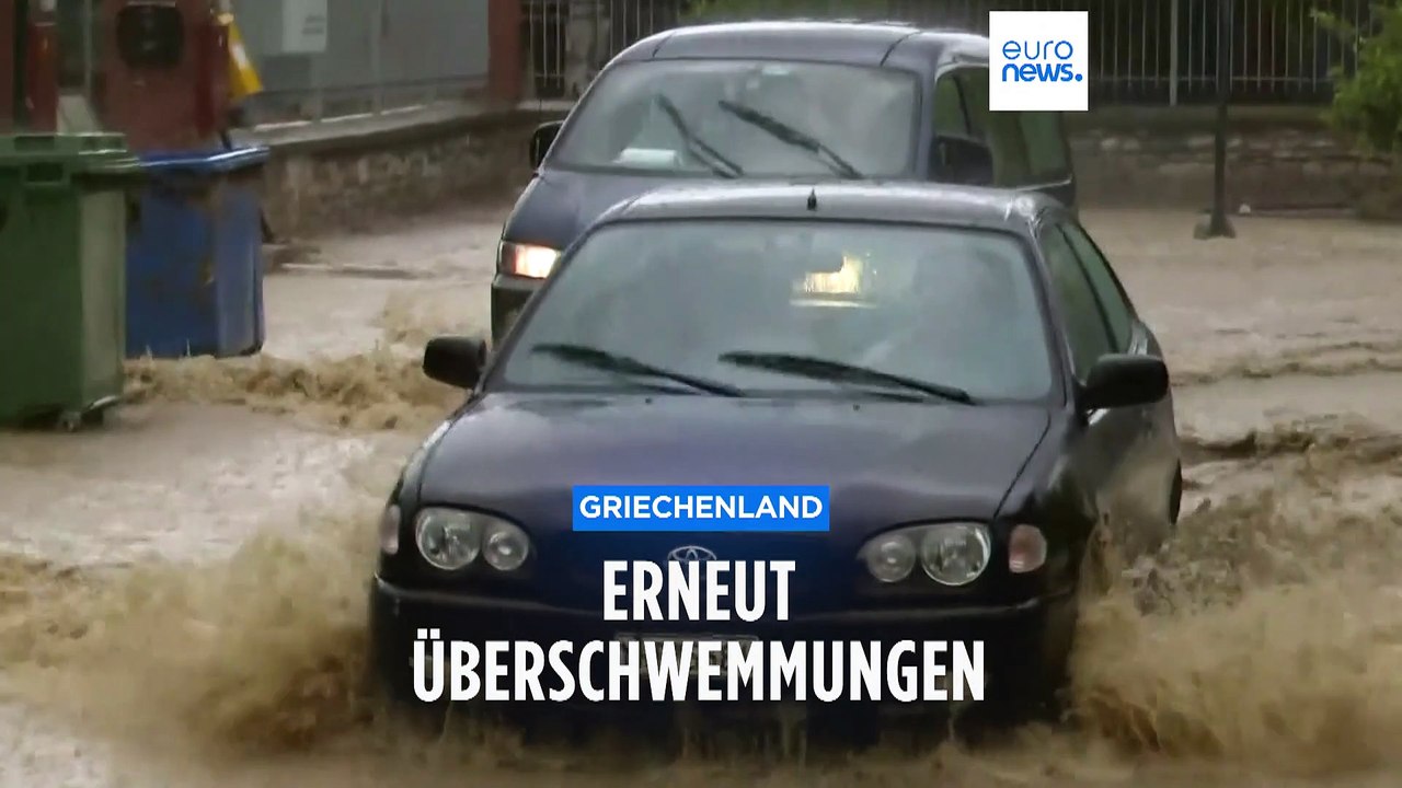 Tief Elias: Schon wieder Überschwemmungen in Griechenland
