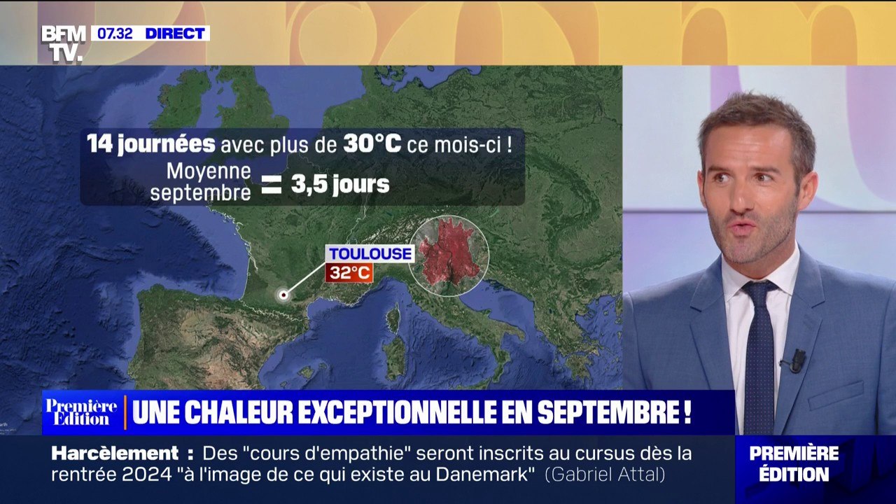 Vers le mois de septembre le plus chaud jamais enregistré depuis 1900