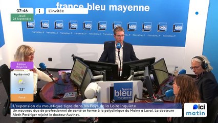 Gaëlle Duclos, de l'Agence Régionale de Santé, était l'invitée de France Bleu Mayenne