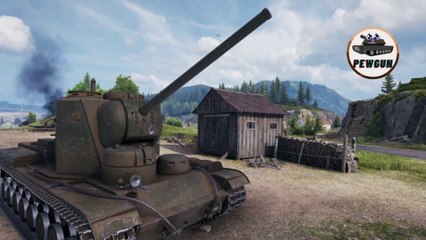 [ wot ] KV-5 不可思議的鋼鐵堡壘！ | 10 kills 7.0k dmg | world of tanks |  @pewgun77