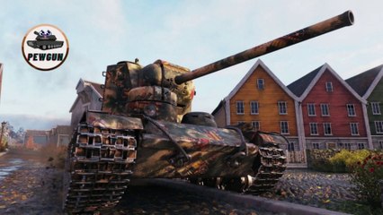 [ wot ] KV-5 鋼鐵怪獸的無敵崛起！ | 9 kills 7.4k dmg | world of tanks |  @pewgun77