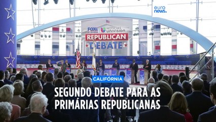 Candidatos republicanos apontam baterias a Biden e Trump