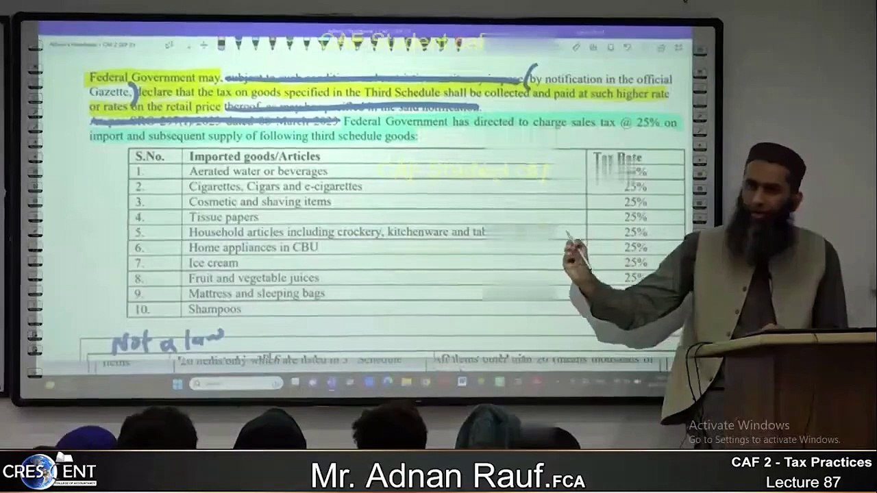 Tax Lecture 87