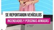 En redes sociales se viralizaron diversos videos en los que se muestran bloqueos y vehículos incendiados sobre la carretera Nacional, en Nuevo León  #TuNotiReel