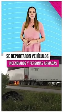 En redes sociales se viralizaron diversos videos en los que se muestran bloqueos y vehículos incendiados sobre la carretera Nacional, en Nuevo León #TuNotiReel