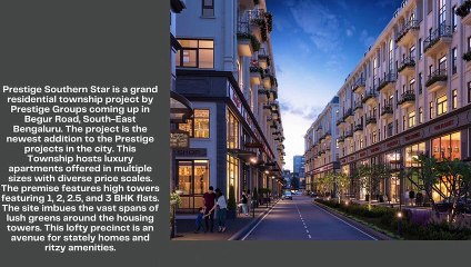 Prestige Southern Star Apartments in Bangalore