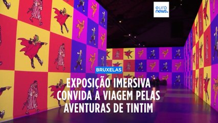 Bruxelas: exposição imersiva convida a viajar pelo mundo de aventuras de Tintim