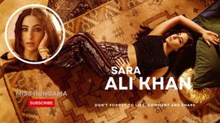 Sara Ali Khan Most Beautiful Hottest Design collection| Sara Ali Khan Photos| Miss Hungama|